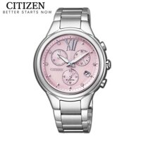 Đồng Hồ Nữ Citizen Eco-Drive Đính Đá Swarovski Dây Thép Không Gỉ FB1310-52W - Mặt Hồng (Sapphire)