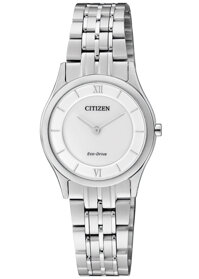 Đồng Hồ Nữ Citizen Siêu Mỏng Dây Thép Không Gỉ EG3220-58A - Mặt Trắng Sapphire