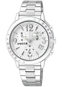 Đồng Hồ Nữ Citizen Wicca Đính Đá Swarovski Dây Thép Không Gỉ BM1-113-11 - Mặt Trắng
