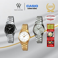 Đồng Hồ Nữ Cổ Tay Bé Sang Trọng Quý Phái LTP-1274 Mặt Kính Khoáng Tròn 22mm Chống Nước Dây Kim Loại Chính Hãng CASIO