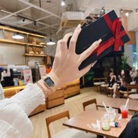Đồng Hồ Nữ Daniel Quadro Pressed Melrose Black Kèm Vòng Tay Classic Cuff Unity Chính Hãng