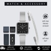 Đồng Hồ Nữ Daniel Welington Stuido Sterling Black & Vòng Tay Classic Cuff V1 D_W Chính Hãng - WATCH & ACCESSORY
