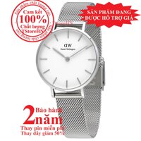 Đồng hồ nữ Daniel Welington Classic Petite Sterling -size 32mm - Màu trắng bạc (Silver) DW00100164 [bonus]