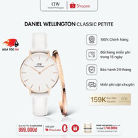 Đồng Hồ Nữ Daniel Wellington Classic Petite Bondi Rose Gold + Vòng Tay DW Cuff Chính Hãng - Daniel Store