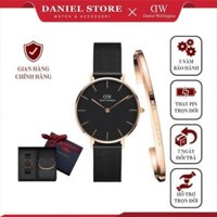 Đồng Hồ Nữ Daniel Wellington Classic Petite Ashfield Rose Gold & Cuff DW V1 Chính Hãng - Daniel Store