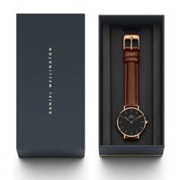 Đồng Hồ Nữ Daniel Wellington DW00100169 Classic Petite ST Mawes Rose Gold Mặt Đen 32mm 28mm Chính Hãng