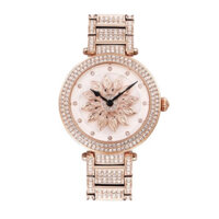 Đồng hồ nữ Davena D61085 Rose Gold đính full đá 38mm, Authentic, Full box, Luxury Diamond Watch