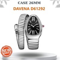 Đồng Hồ Nữ Davena Kiểu Lắc Tay Rắn 61292 Silver Size 28mm