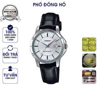 Đồng hồ nữ dây da Casio chính hãng Anh Khuê LTP-V004L-7AUDF