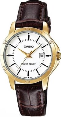 Đồng Hồ Nữ Dây Da Casio LTP-V004GL-7AUDF 35.2 x 30.2 mm