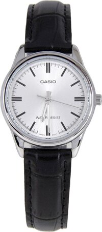 Đồng Hồ Nữ Dây Da Casio LTP-V005L-7AUDF 28mm - Đen