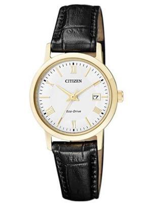Đồng hồ nữ dây da Citizen Eco-Drive EW1582-03A