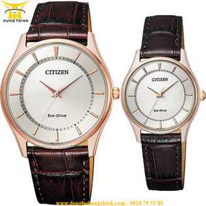 Đồng hồ nữ dây da Citizen EM0403