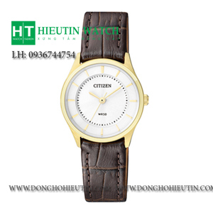 Đồng hồ nữ dây da Citizen ER0202-02A