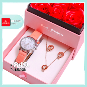 Đồng hồ nữ Dây Da Julius JA-844