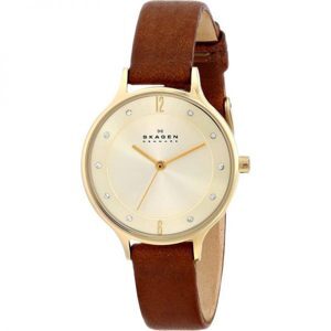 Đồng hồ nữ dây da Skagen SKW2143/ SKW2144