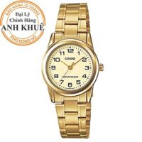 Đồng hồ nữ dây kim loại Casio Anh Khuê LTP-V001G-9BUDF