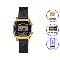 Đồng hồ nữ dây kim loại chính hãng Casio LA670WEMB-1