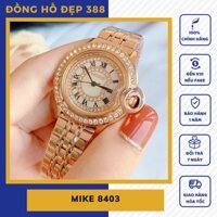 Đồng hồ nữ dây kim loại Mike 8403 chính hãng, mặt tròn, chống nước bảo hành 12 tháng