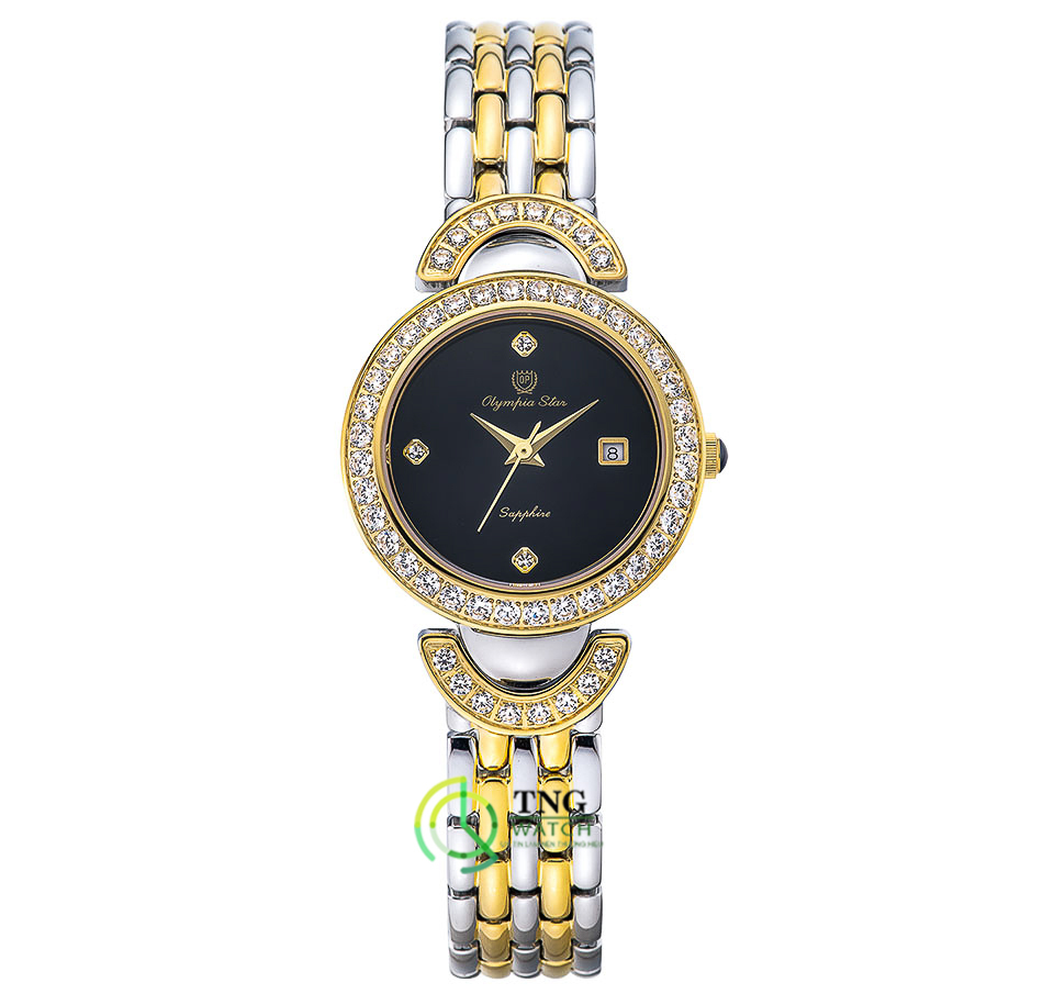 Đồng hồ nữ dây kim loại Olympia Star OPA28025DLSK