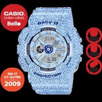 Đồng hồ Nữ dây nhựa Casio Baby-G Nữ BA-110DC-2A3 chính hãng bảo hành 5 năm Pin trọn đời