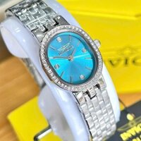 Đồng hồ nữ dây thép Invicta Quartz Angel Lady Light Blue 49073