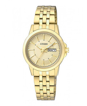Đồng hồ nữ dây thép không gỉ Citizen Quartz EQ0602-51P