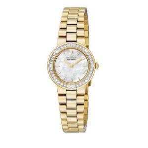 Đồng hồ nữ dây thép không gỉ Citizen Eco-Drive EW9822-59D