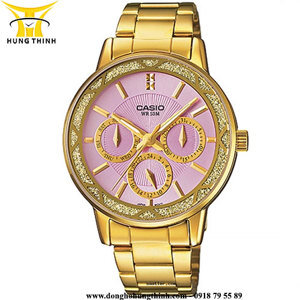 Đồng hồ nữ dây thép không gỉ Casio LTP-2087G - màu 7AV