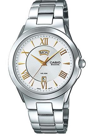 Đồng hồ nữ dây thép không gỉ Casio BEL-130D