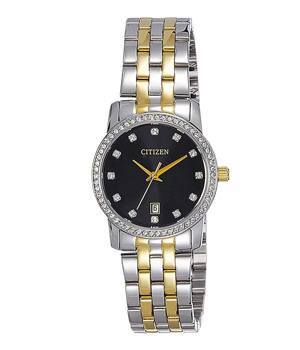 Đồng hồ nữ dây thép không gỉ Citizen Quartz EU6034