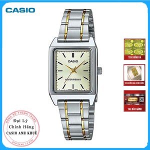 Đồng hồ nữ dây thép không gỉ Casio LTP-V007SG