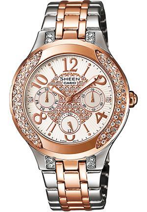 Đồng hồ nữ dây thép không gỉ Casio SHE-3803SG