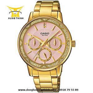 Đồng hồ nữ dây thép không gỉ Casio LTP-2087G - màu 7AV