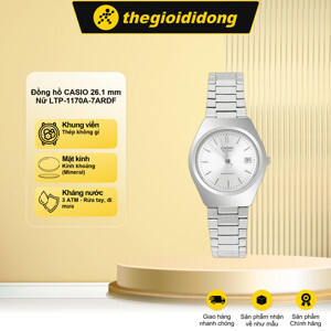 Đồng hồ nữ dây thép không gỉ Casio LTP-1170A