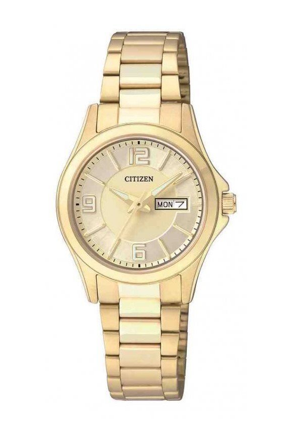 Đồng hồ nữ dây thép không gỉ Citizen Quartz EQ0593
