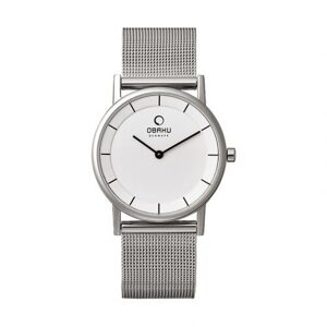 Đồng hồ nữ dây thép không gỉ OBAKU V143LCWMC