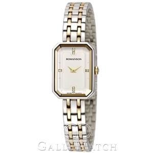 Đồng hồ nữ dây thép không gỉ Romanson RM4207LCWH