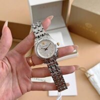 Đồng hồ nữ dây thép Versace Quartz Greca Time Lady VE6C00323