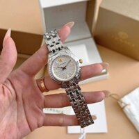 Đồng hồ nữ dây thép Versace Quartz Greca Time Lady VE6C00323