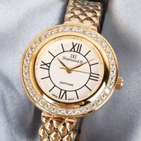 Đồng hồ nữ Diamond D DM46325IG - Kính sapphire