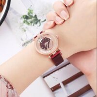 Đồng Hồ Nữ Dimini Dây Lưới Khóa Nam Châm Hot 2019