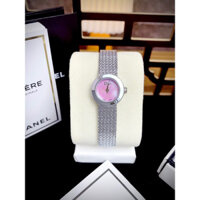 Đồng Hồ Nữ Dior Máy Quartz (Pin) Mặt Tròn Siz 19mm Dây Thép Không Gỉ Kính Sapphiare Full box