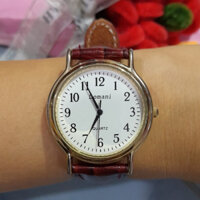 Đồng hồ nữ Domani dây da second hand si nhật đã qua sử dụng