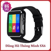 Đồng hồ nữ Đồng hồ đeo tay giá rẻ Đồng Hồ SMARTWATCH SX6 Màn Hình Cong Thời Thượng Có Tích Hợp Khe Cắm Sim Thẻ Nhớ Nghe Gọi Thông Minh - Giá Tốt Bảo Hành Lỗi 1 Đổi 1.