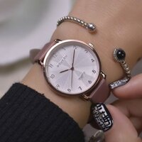 Đồng hồ nữ DOUKOU DK3551 dây da mặt số thường phong cách cổ điển ;
