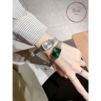 Đồng Hồ Nữ DW Mặt Chữ Nhật Dây Lưới Thép Mẫu Mới Trẻ Trung Sang Trọng