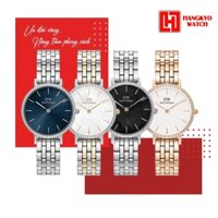 Đồng hồ nữ DW Petite Bezel Mặt Tròn Dây Thép Cao Cấp Bản Chuẩn - Full Box Hãng