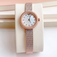 Đồng Hồ Nữ Emporio Armani Quartz-Dây Thép