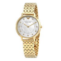 Đồng Hồ Nữ Emporio Armani Quartz Ladies Watch AR11007 Màu Vàng Gold